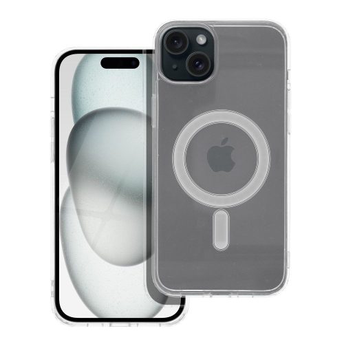 CLEAR MAG COVER tok kompatibilis a MagSafe-dal az IPHONE 15 Plus átlátszó