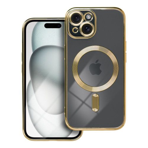 ELECTRO MAG COVER tok kompatibilis MagSafe-fel IPHONE 15-höz arany színben