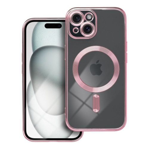 ELECTRO MAG COVER tok kompatibilis a MagSafe-fel az IPHONE 15-höz rózsaarany színben