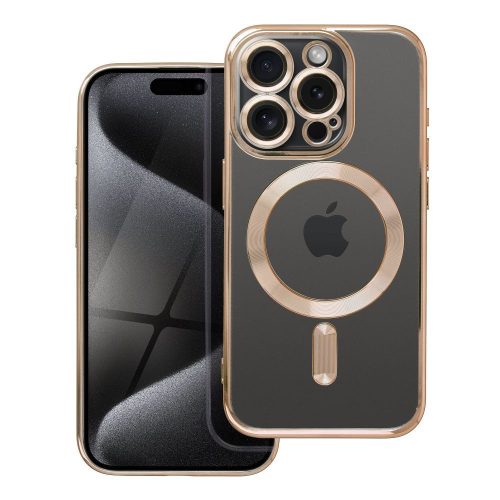 ELECTRO MAG COVER tok, MagSafe kompatibilis, IPHONE 15 Pro arany