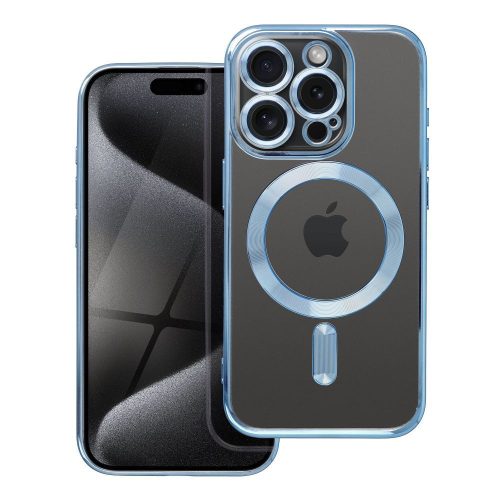 ELECTRO MAG COVER tok kompatibilis a MagSafe-el az IPHONE 15 Pro kék változatához