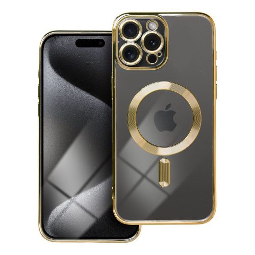 ELECTRO MAG COVER tok kompatibilis a MagSafe-dal az IPHONE 15 Pro Max arany színű változatához