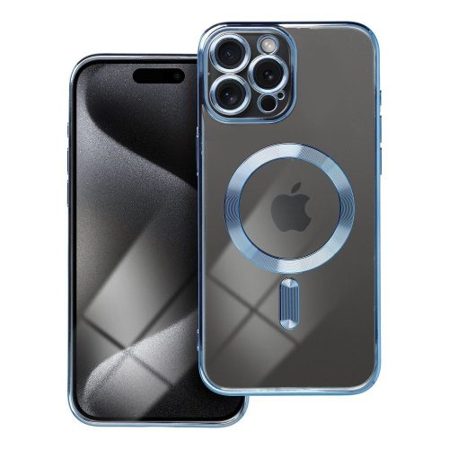 ELECTRO MAG COVER tok, kompatibilis a MagSafe-dal az IPHONE 15 Pro Max kékhez