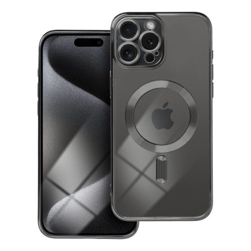 ELECTRO MAG COVER tok kompatibilis a MagSafe-dal IPHONE 15 Pro Max fekete