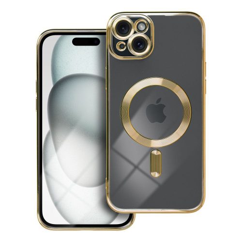 ELECTRO MAG COVER tok, kompatibilis a MagSafe-dal az IPHONE 15 Plus arany színben