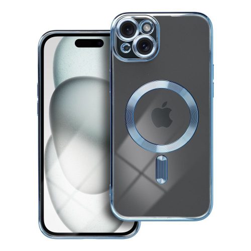 ELECTRO MAG COVER tok kompatibilis a MagSafe-dal az IPHONE 15 Plus kék modellhez