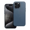 bőr MAG COVER tok IPHONE 15 Pro Max-hoz indigókék színben