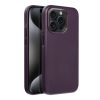 bőr MAG COVER tok IPHONE 15 Pro-hoz, sötét lila