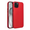 bőr MAG COVER tok IPHONE 15 Plus -hoz, piros