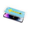 5D Full Glue Tempered Glass for iPhone 15 black + applicator