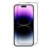 5D Full Glue Tempered Glass for iPhone 15 black + applicator