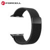 CELL F-DESIGN FA03 mágneses rozsdamentes acél szíj APPLE Watch 38 / 40 / 41 mm fekete