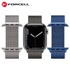 CELL F-DESIGN FA03 mágneses rozsdamentes acél szíj APPLE Watch 42 / 44 / 45 / 49 mm kék