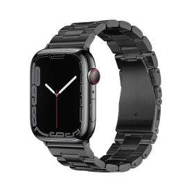   CELL F-DESIGN FA10 rozsdamentes acélszíj APPLE Watch 38 / 40 / 41 mm fekete