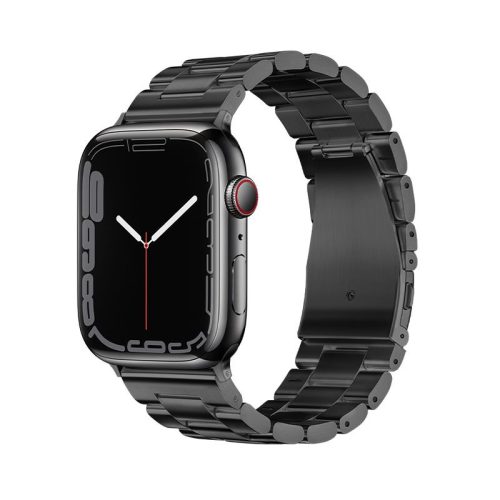 CELL F-DESIGN FA10 rozsdamentes acélszíj APPLE Watch 38 / 40 / 41 mm fekete