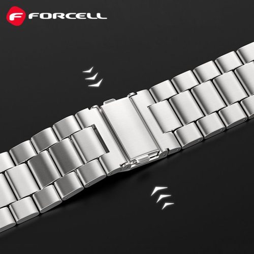 CELL F-DESIGN FA10 rozsdamentes acél szíj APPLE Watch 38 / 40 / 41 mm ezüst