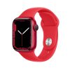 CELL F-DESIGN FA01 szilikon szíj APPLE Watch 42 / 44 / 45 / 49 mm piros