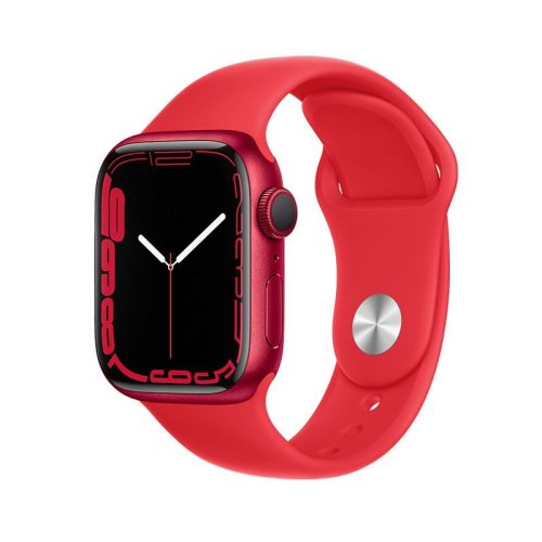 CELL F-DESIGN FA01 szilikon szíj APPLE Watch 42 / 44 / 45 / 49 mm piros