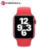 CELL F-DESIGN FA01 szilikon szíj APPLE Watch 42 / 44 / 45 / 49 mm piros