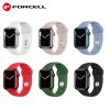 CELL F-DESIGN FA01 szilikon szíj APPLE Watch 42 / 44 / 45 / 49 mm piros
