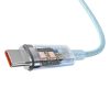 BASEUS cabel Type C to Type C PD 6A 100W Explorer P10319703311-00 / CB000043 1 m blue