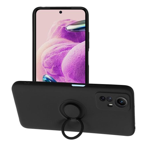 SILICONE RING tok XIAOMI redmi Note 12S telefonhoz fekete