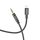 Cable AUX Jack 3,5 mm to Lightning Hoco 1 m UPA19 black