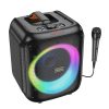HOCO bluetooth / vezeték nélküli hangszóró +mikrofon Graceful HA1 fekete