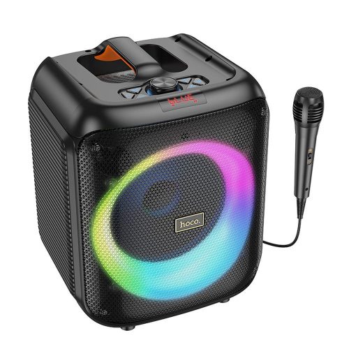 HOCO bluetooth / vezeték nélküli hangszóró +mikrofon Graceful HA1 fekete