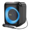 HOCO bluetooth / vezeték nélküli hangszóró +mikrofon Graceful HA1 fekete