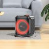 HOCO bluetooth / vezeték nélküli hangszóró +mikrofon Graceful HA1 fekete