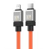 BASEUS kabel Type C to Lightning PD 20W Coolplay CAKW000107 2 m narancssárga