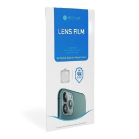   Bestsuit Rugalmas Hibrid üveg az Apple iPhone 15 Pro/15 Pro Max kameralencsékhez