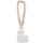 GUESS kézi pánt GUOUCHSAMC4P (Saffiano Chain Strap 4G Charm) rózsaszín