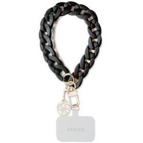   GUESS kézpánt GUOUCBMC4MK (Nagy lánc akril 4G Charms) fekete