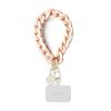GUESS csuklópánt GUOUCBMC4MP (Nagy Lánc Akril 4G Charms) rózsaszín