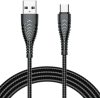 VEGER cable USB A to Type C 2,4A V104 1,2 m fekete