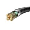 VEGER cable USB A to Lightning 2,4A V105 1,2 m fekete