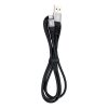 kék STAR braided cable 2,4A USB A to Lightning TFK-DC-003 1,2 m fekete