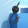 HOCO kábel 3in1 USB A to Lightning / Micro USB / Type C 2A X75 1 m fekete