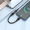 Adapter OTG USB C to Lightning Hoco 3A 0,1 m U107 black