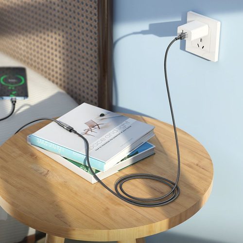 Adapter OTG USB C to USB C Hoco 3A 1,2 m U107 black