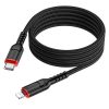 HOCO kábel Type C to Lightning PD 3A 20W X59 1 m fekete