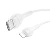HOCO kábel Type C to Lightning PD 27W X37 1 m fehér