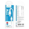 HOCO kábel Type C to Lightning PD 27W X37 1 m fehér