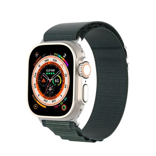 DUX DUCIS strap GS nylon az Apple Watch 42 / 44 / 45 / 49 mm zöld