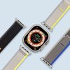 DUX DUCIS strap YJ nylon Apple Watch 42 / 44 / 45 / 49 mm kék szürke