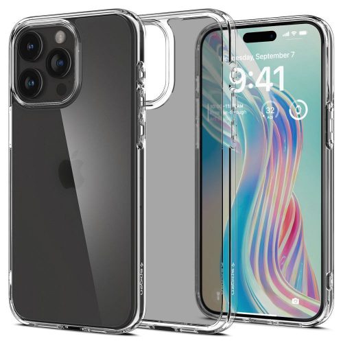 SPIGEN tok ULTRA Hibrid az IPHONE 15 Pro-hoz frost clear