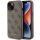 GUESS tok IPHONE 15-höz GUHCP15SG4GFBR (4G fém logó) barna