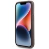 GUESS tok IPHONE 15-höz GUHCP15SG4GFBR (4G fém logó) barna